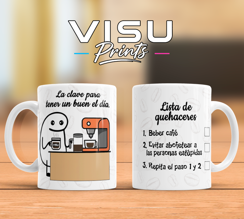 Taza “Lista de Quehaceres” ☕😂